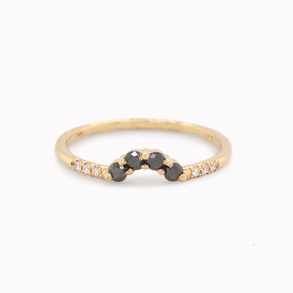 Black Diamond Arch Ring
