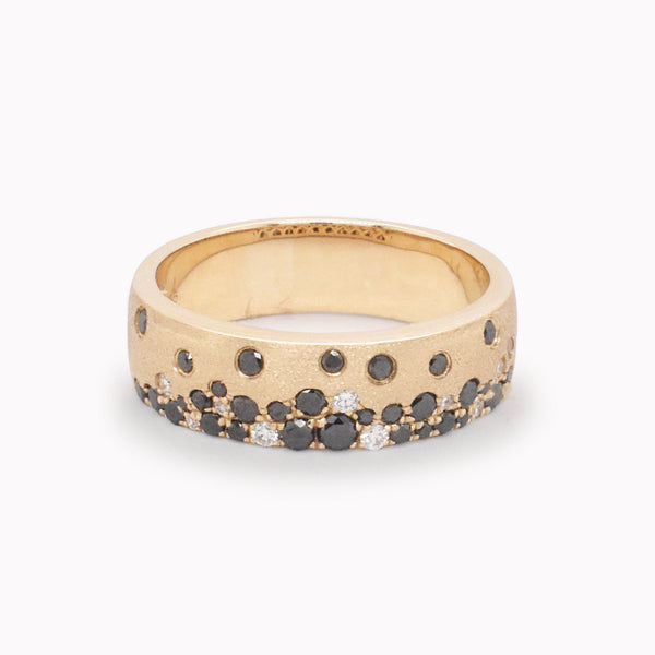 Black & White Diamond Galaxy Band