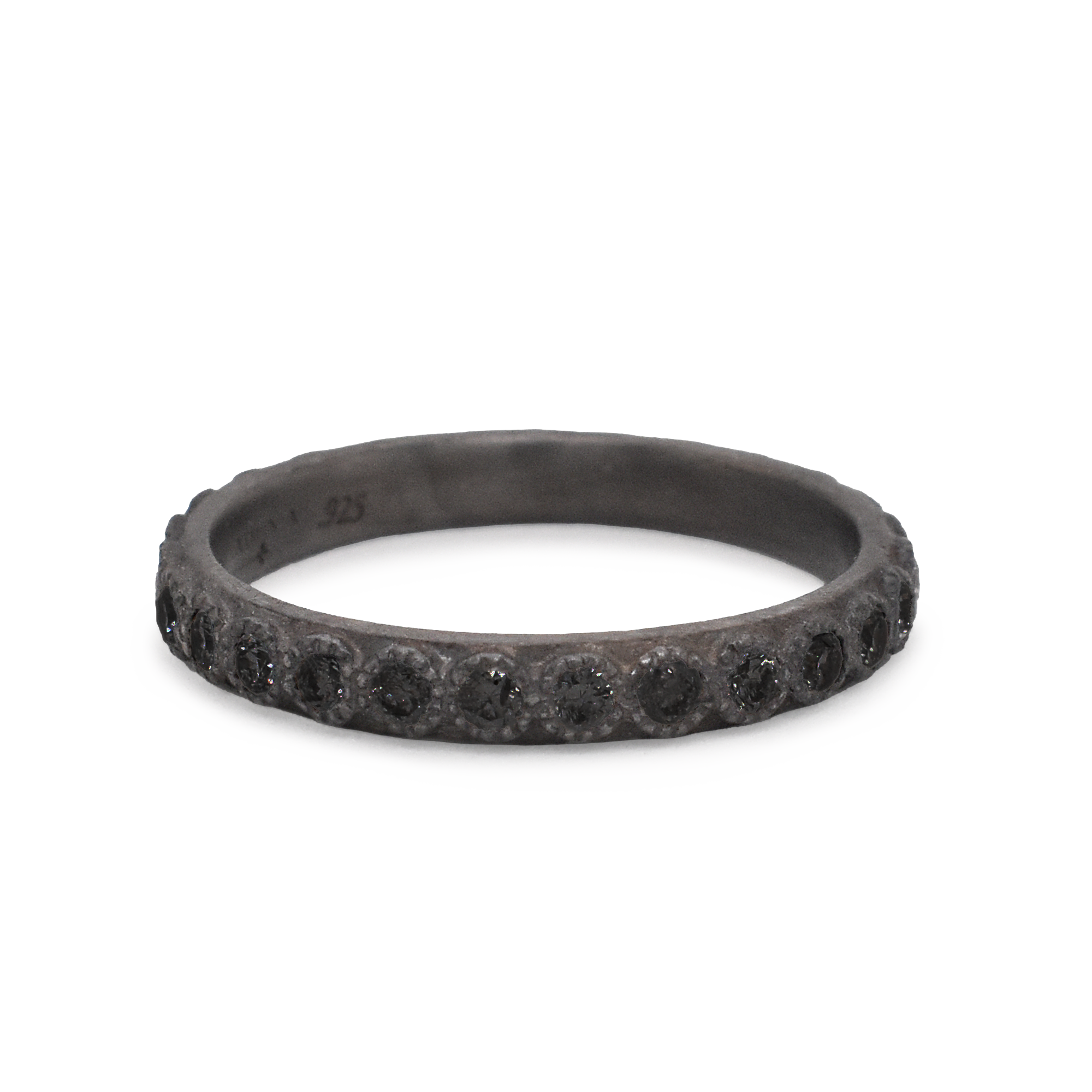 Black Sapphire Eternity Band