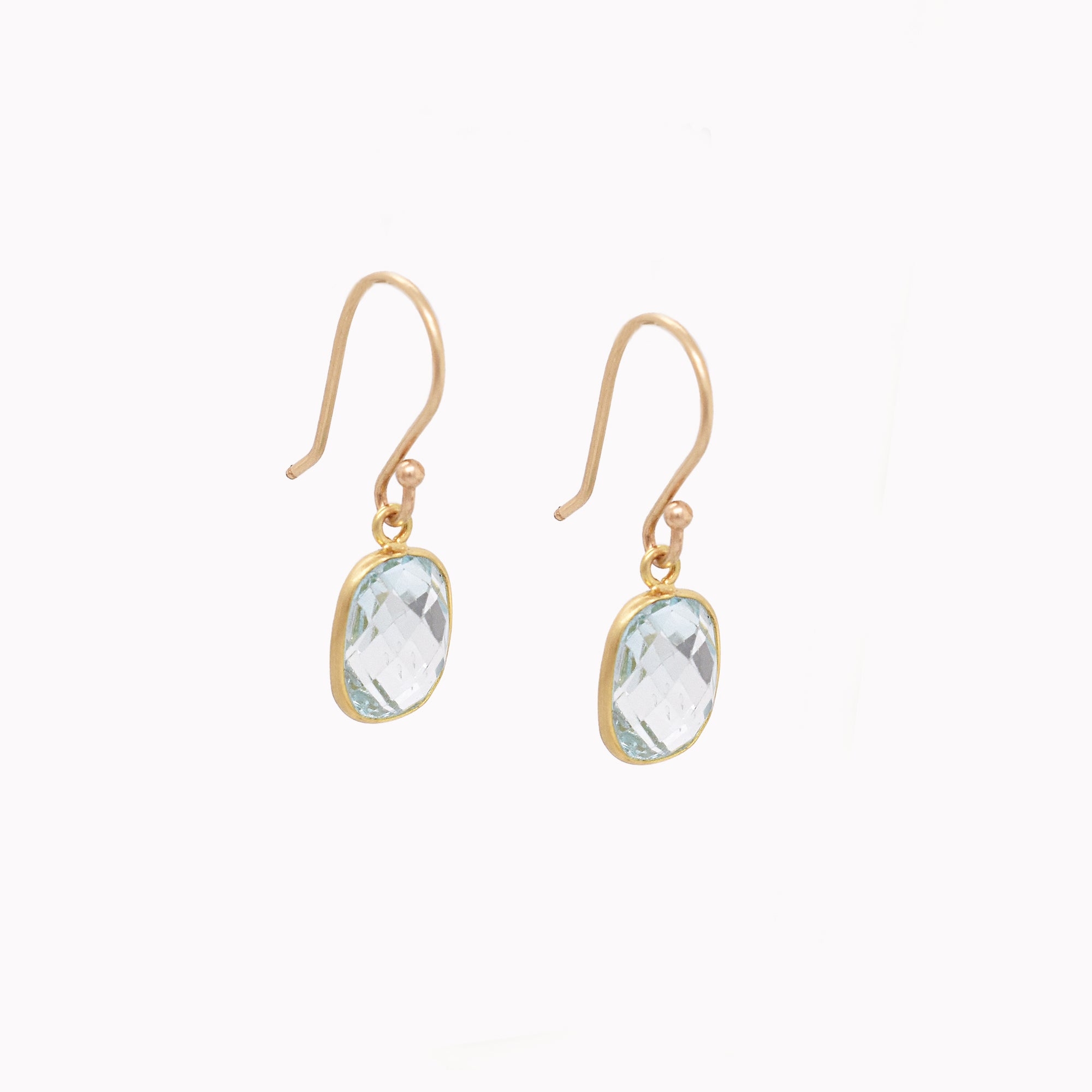 Light Topaz Dangle Earrings