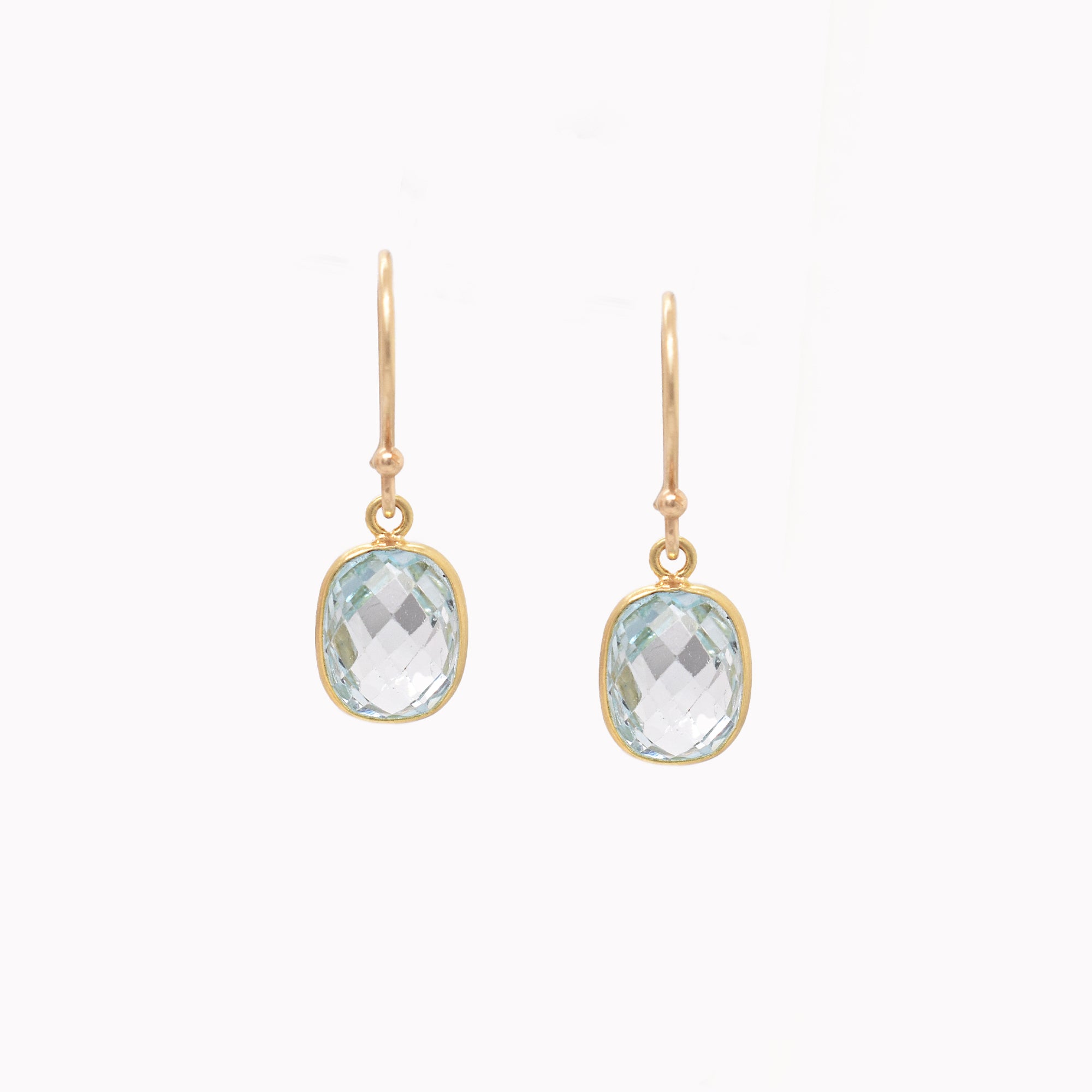 Light Topaz Dangle Earrings