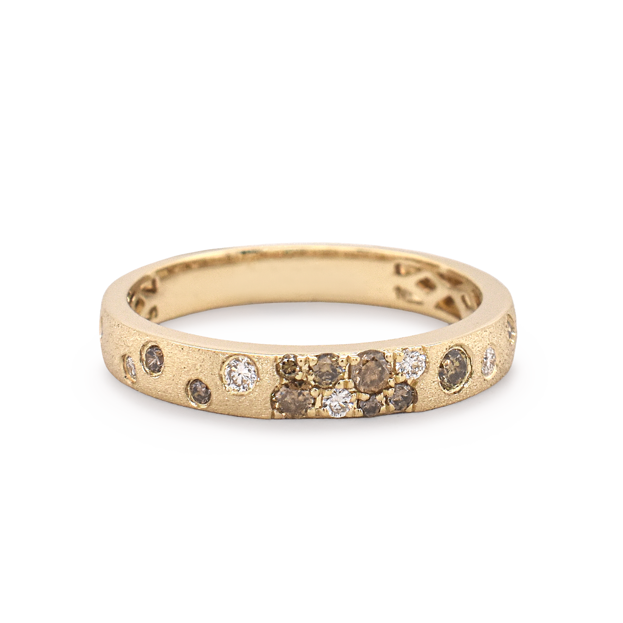 Champagne & White Diamond Galaxy Band
