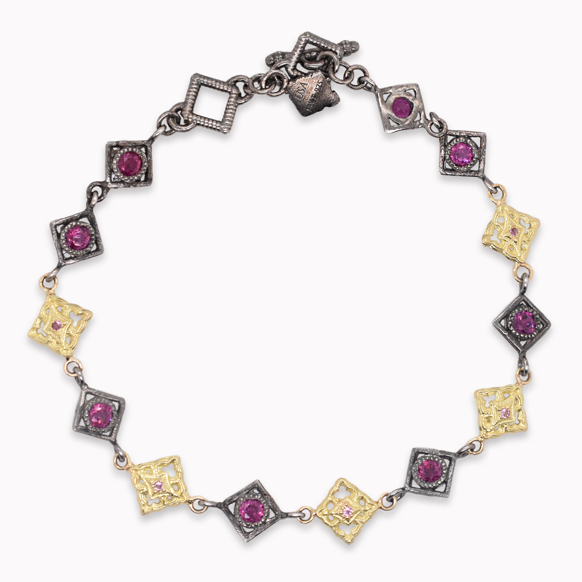 Crivelli Rhodolite Garnet Bracelet