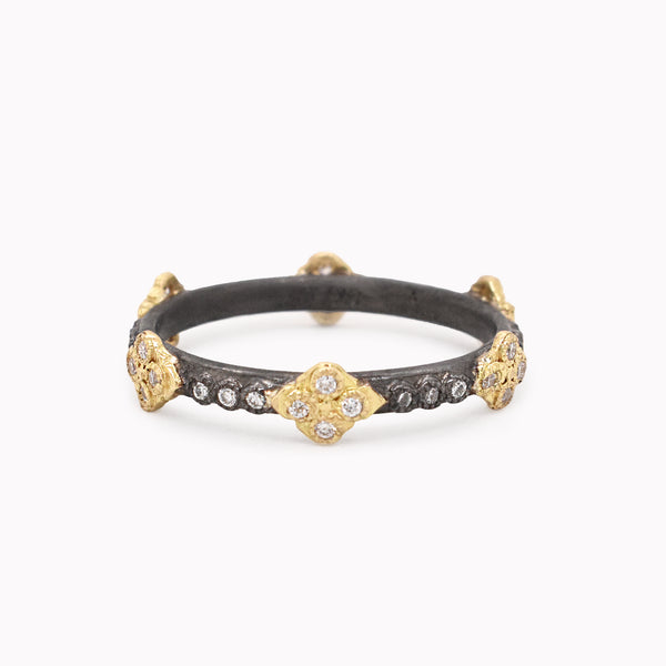 Old World Crivelli Diamond Stack Ring