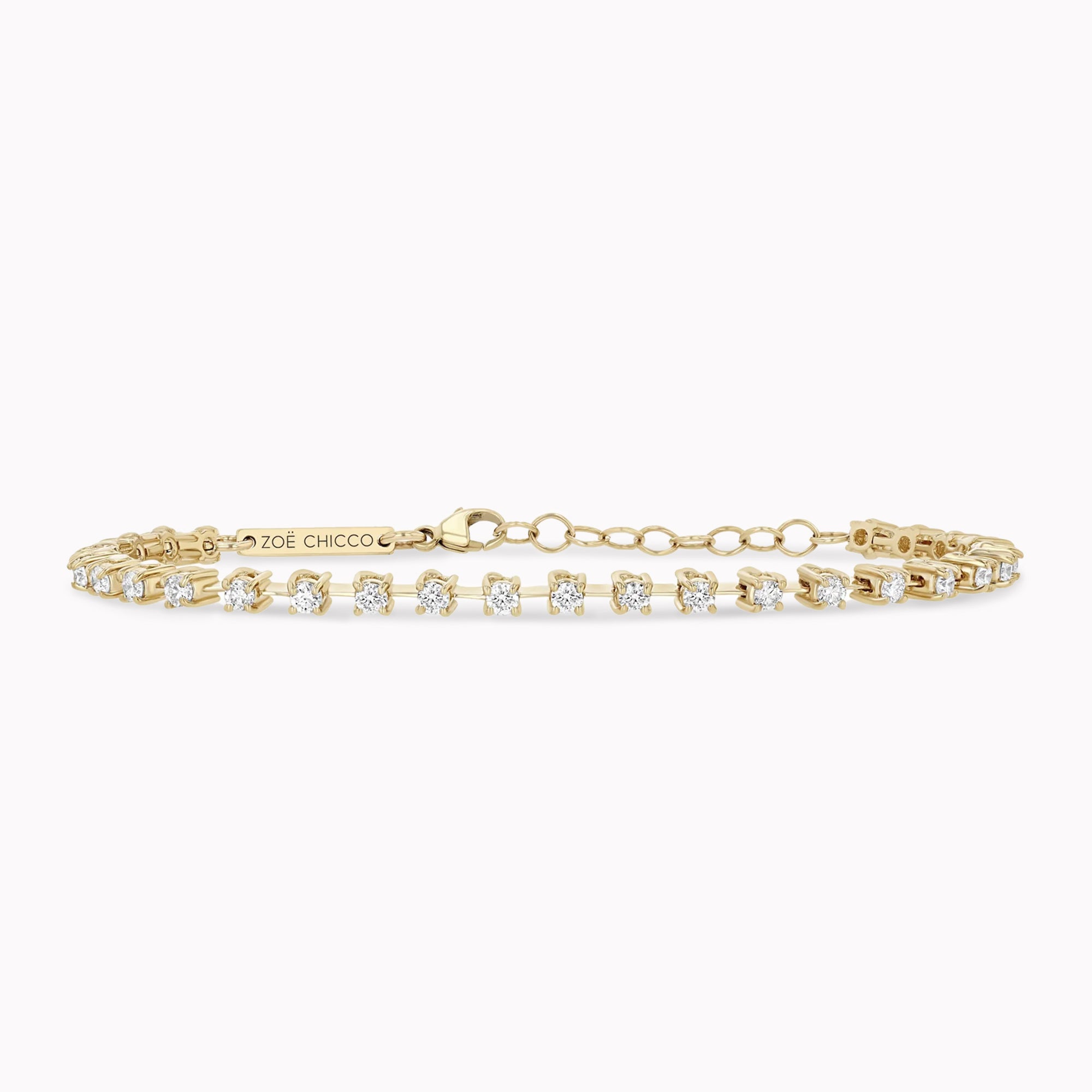 Prong Diamond Dash Tennis Bracelet