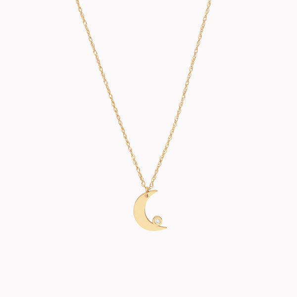 Mini Half Moon Necklace