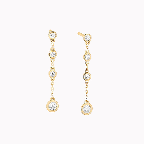 Diamond By The Yard Drop Earrings