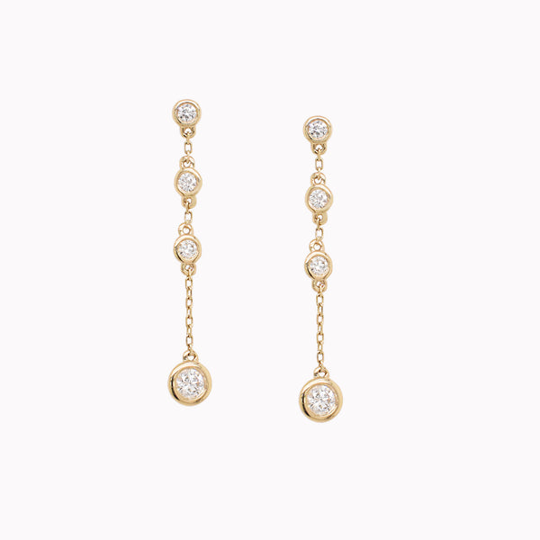 Diamond By The Yard Drop Earrings