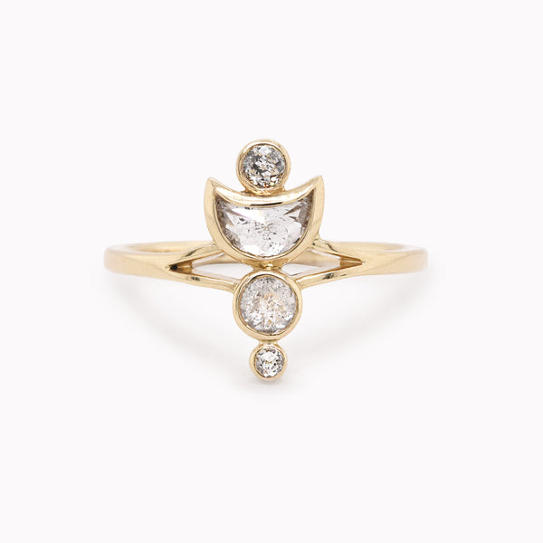 Diamond Celestial Balance Ring