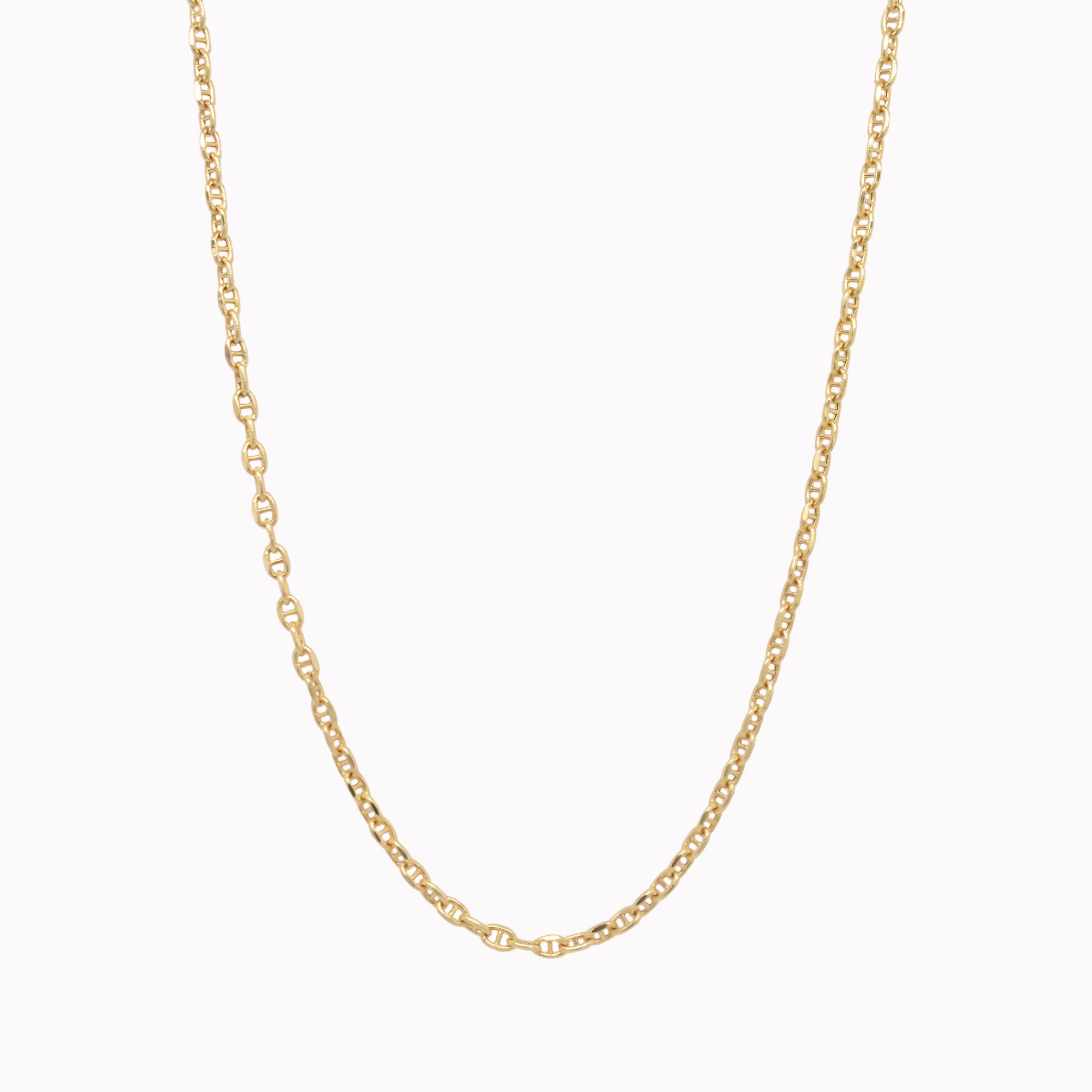 Hollow Diamond-Cut Anchor Chain