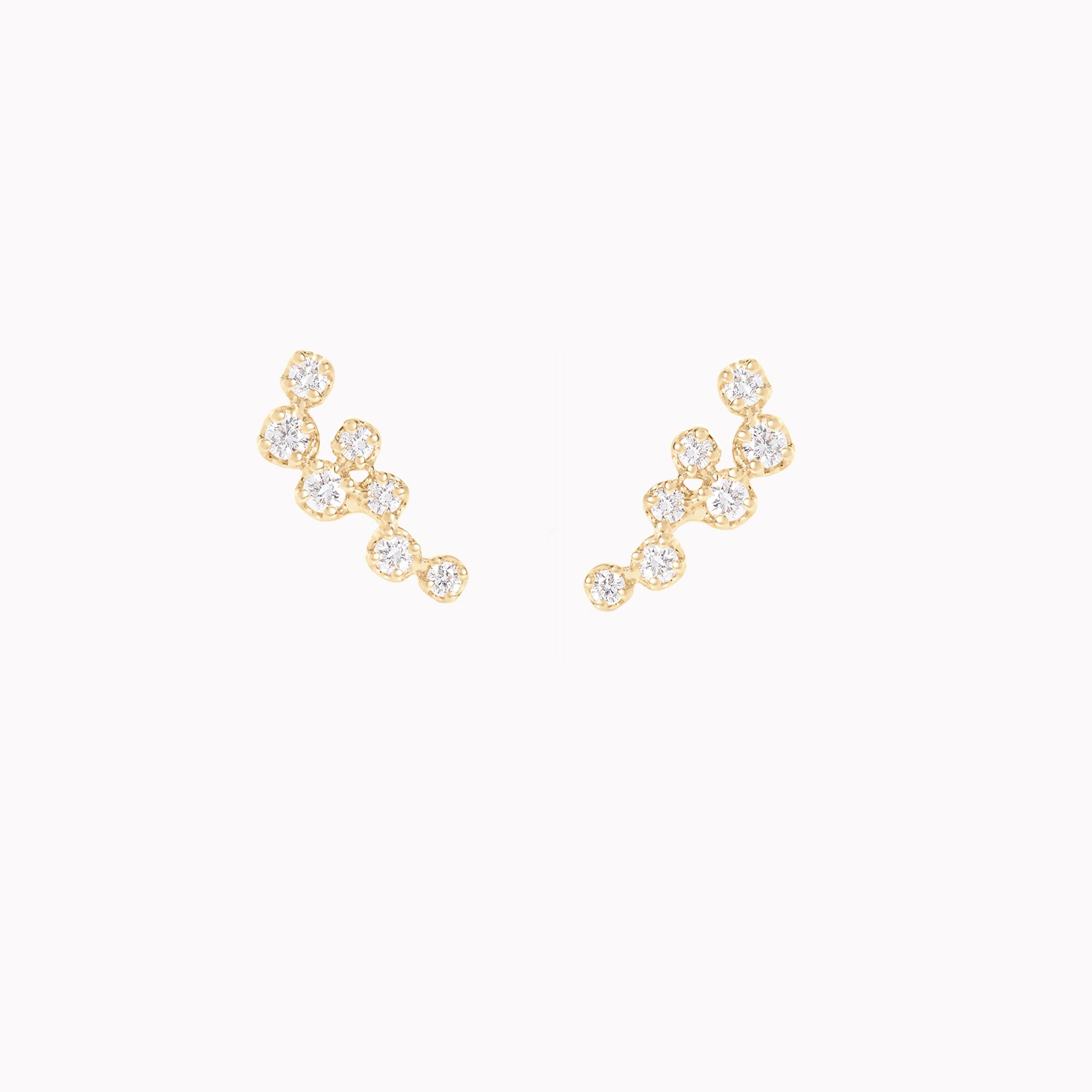 Diamond Sprinkle Stud Earrings