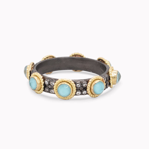 Old World Turquoise Station Ring