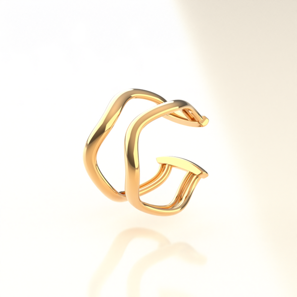 Double Curve Ear Cuff