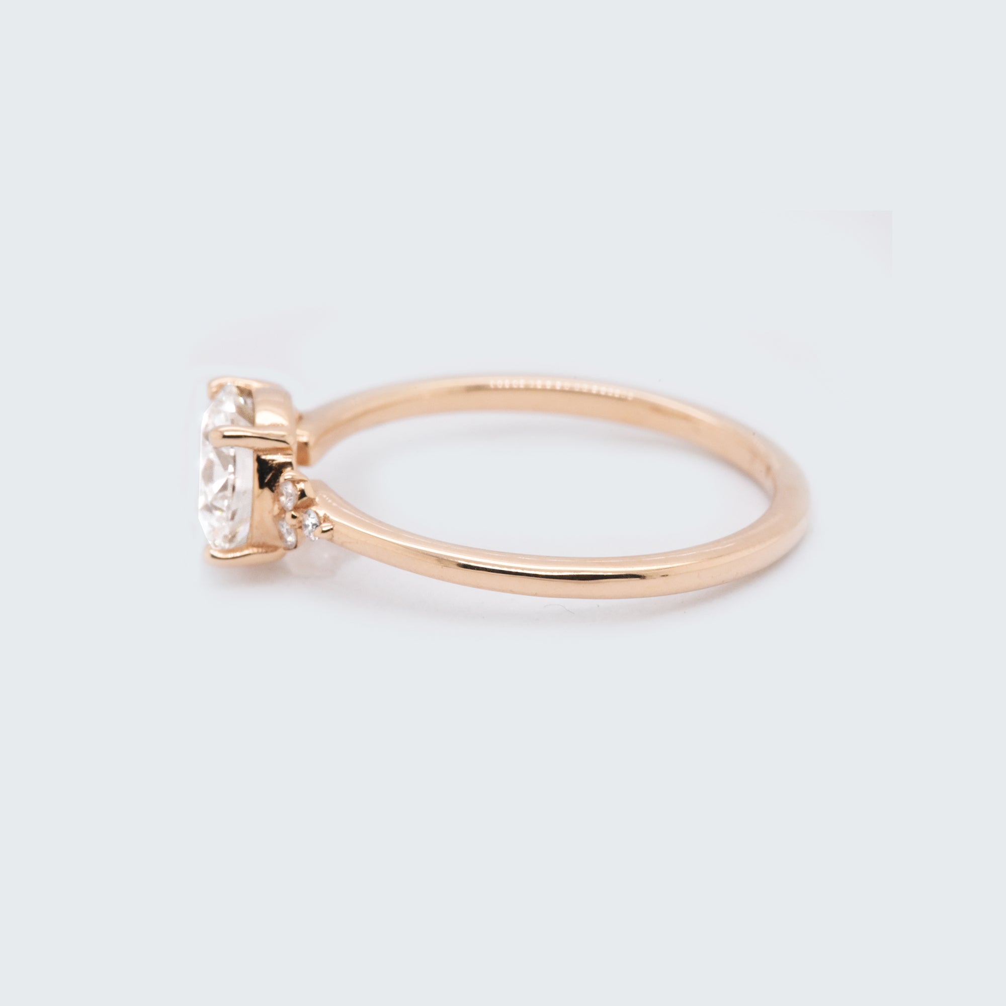 Anne Round Engagement Ring Setting