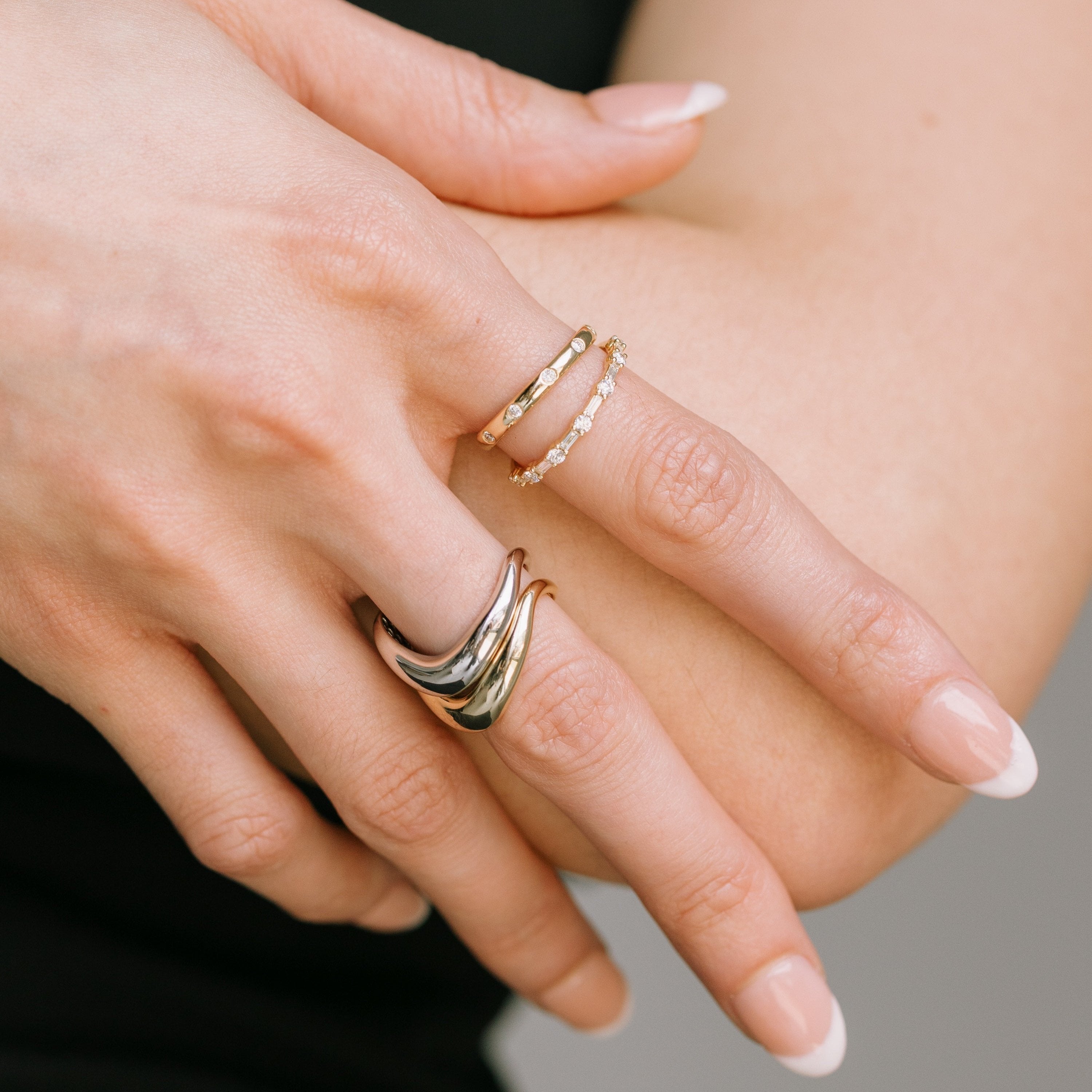 Movement Wave Dome Ring