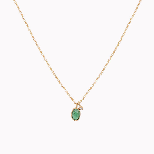 Emerald Juicy Drop Necklace