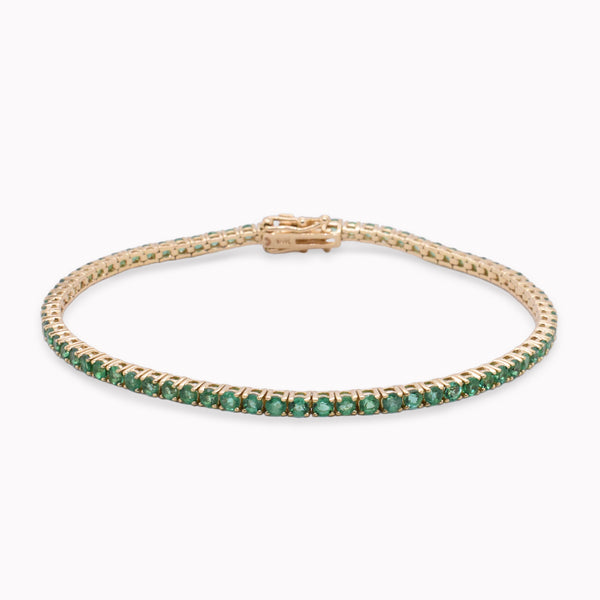 Emerald Tennis Bracelet 3.15ct