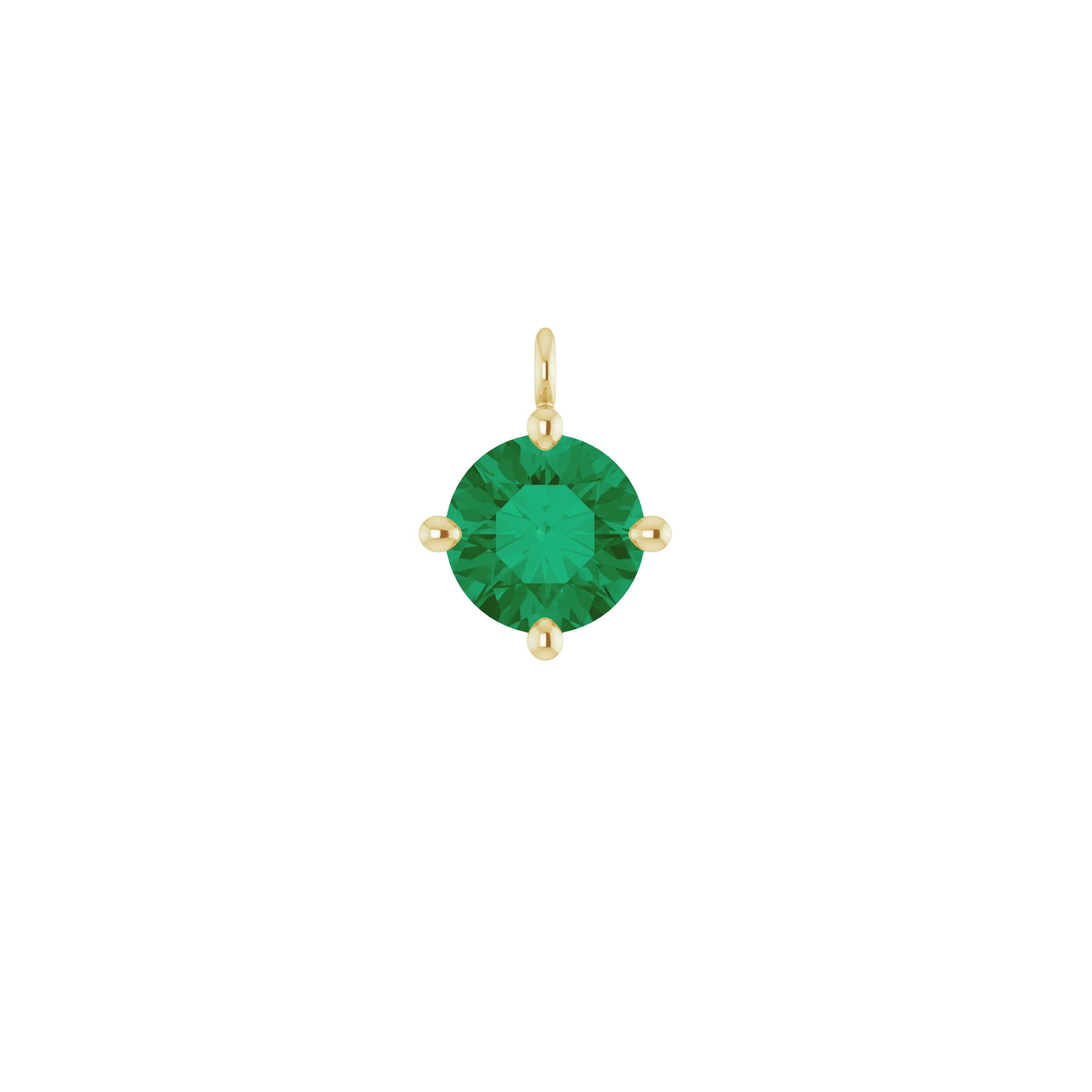 Emerald Birthstone Charm