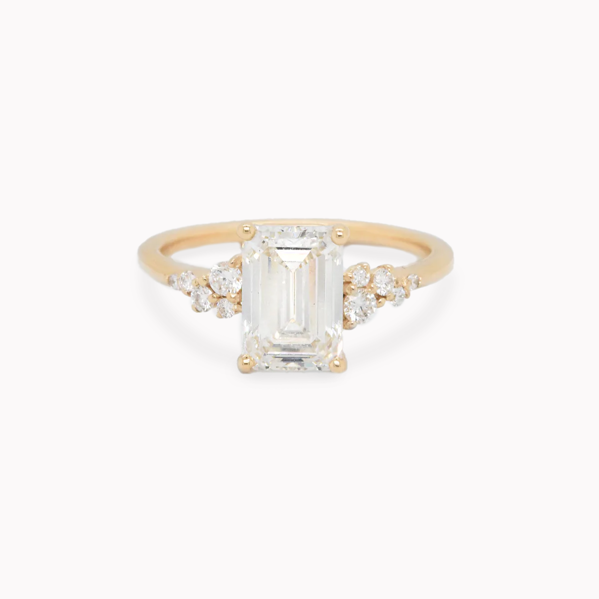 Ring settings for emerald cut stones online