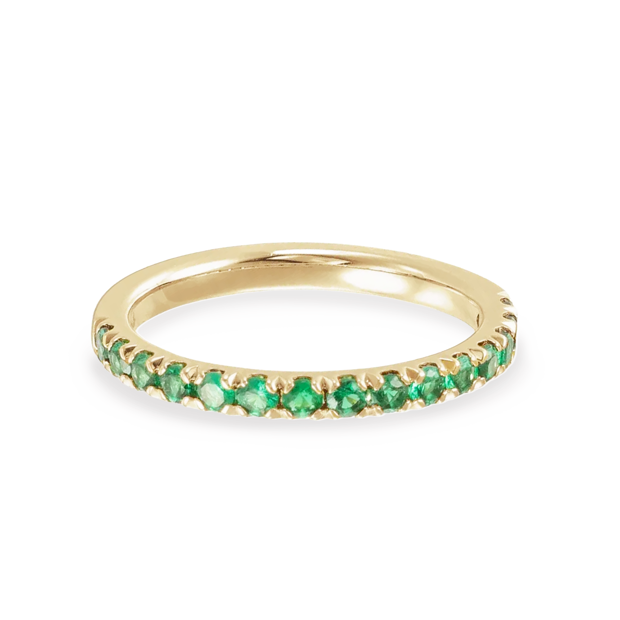 Emerald Birthstone Stack Ring
