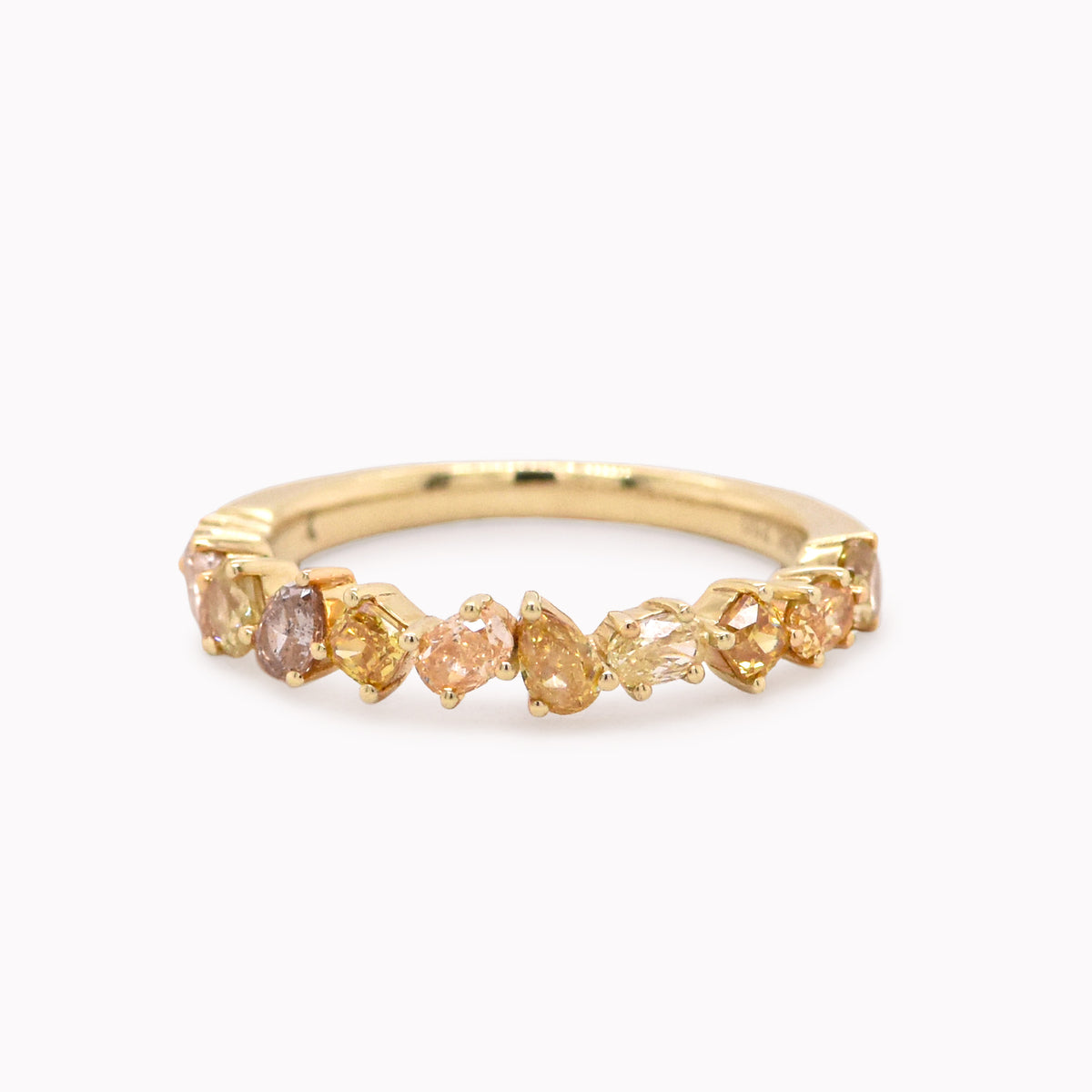 Fancy Shape Colored Diamond Ring