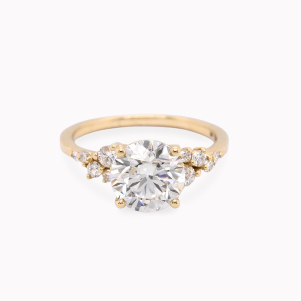 Finley 2.23ct Round Lab Grown White Diamond Engagement Ring