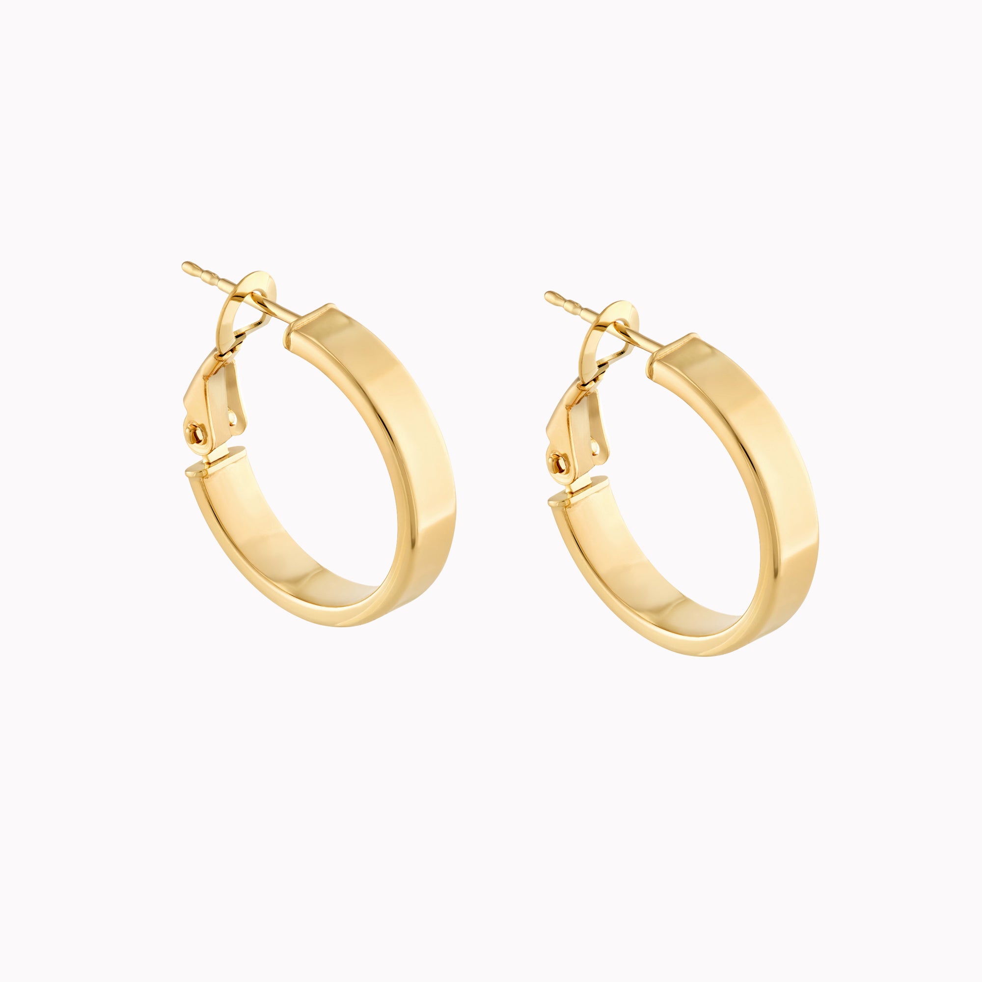 Flat Hoop Earrings