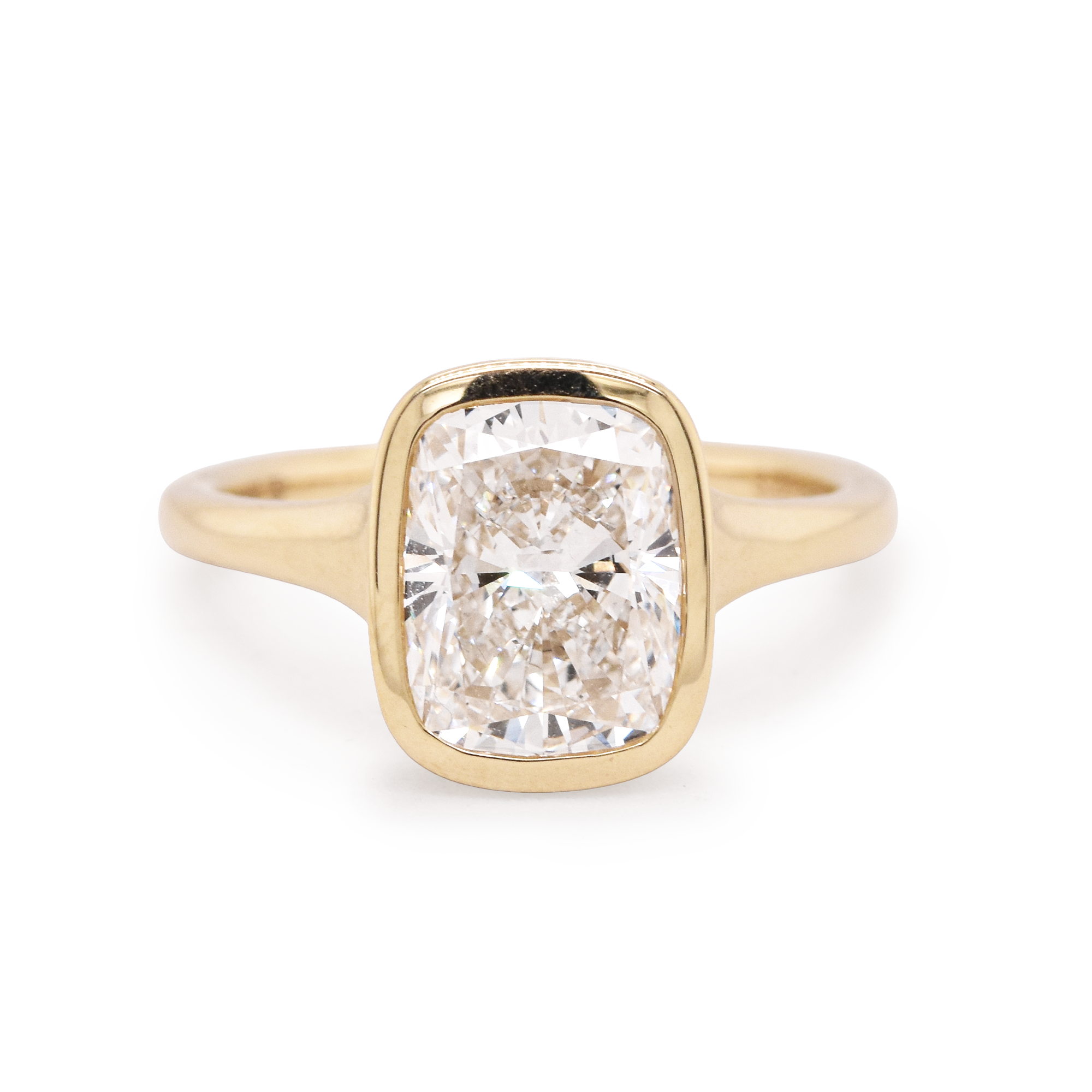 Florence 3.03ct Lab-Grown Cushion Cut Diamond Engagement Ring