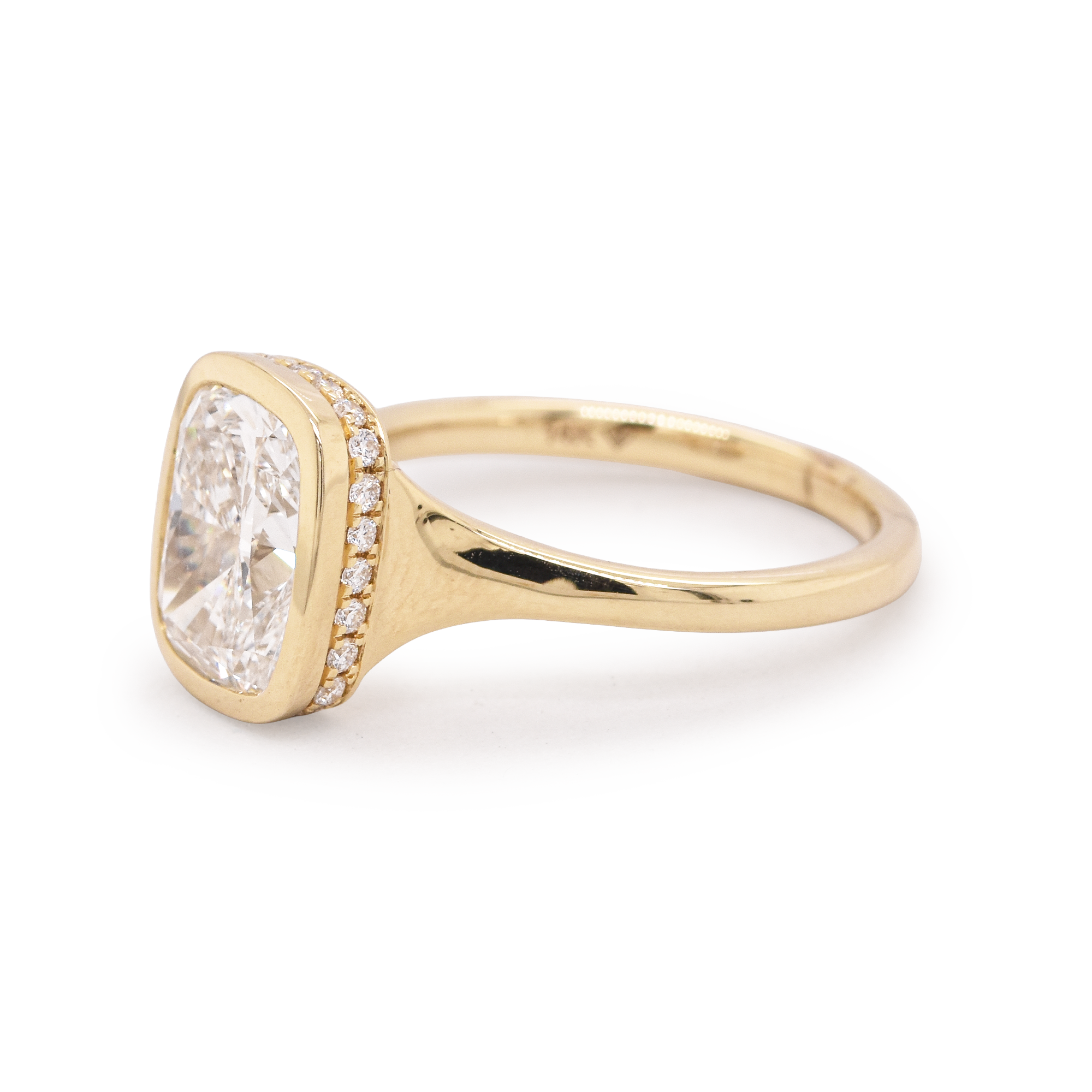 Florence 3.03ct Lab-Grown Cushion Cut Diamond Engagement Ring