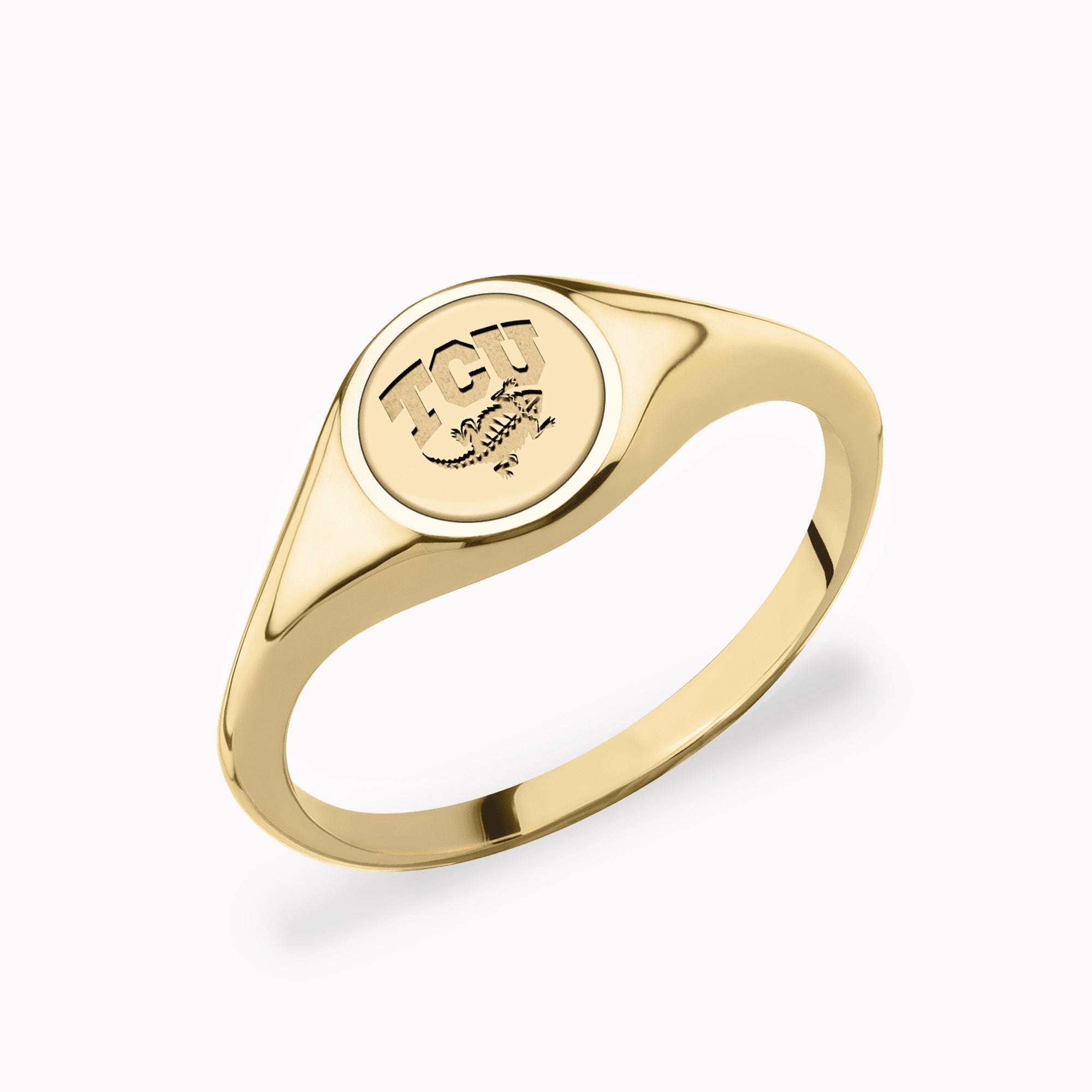 Custom Yellow Gold Class Ring - CONTACT US