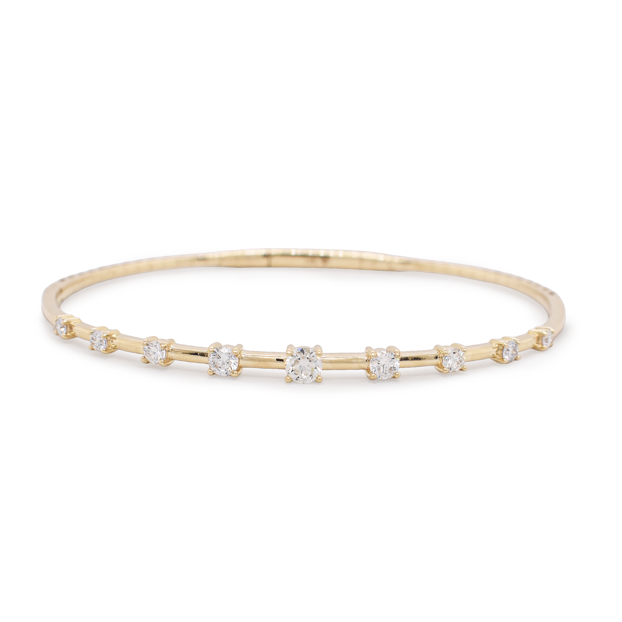 Graduating Diamond Station Bracelet