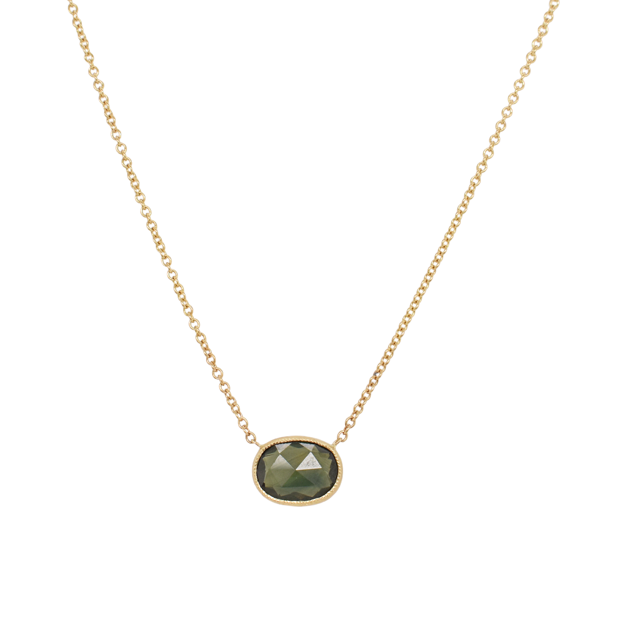 Green Sapphire Necklace
