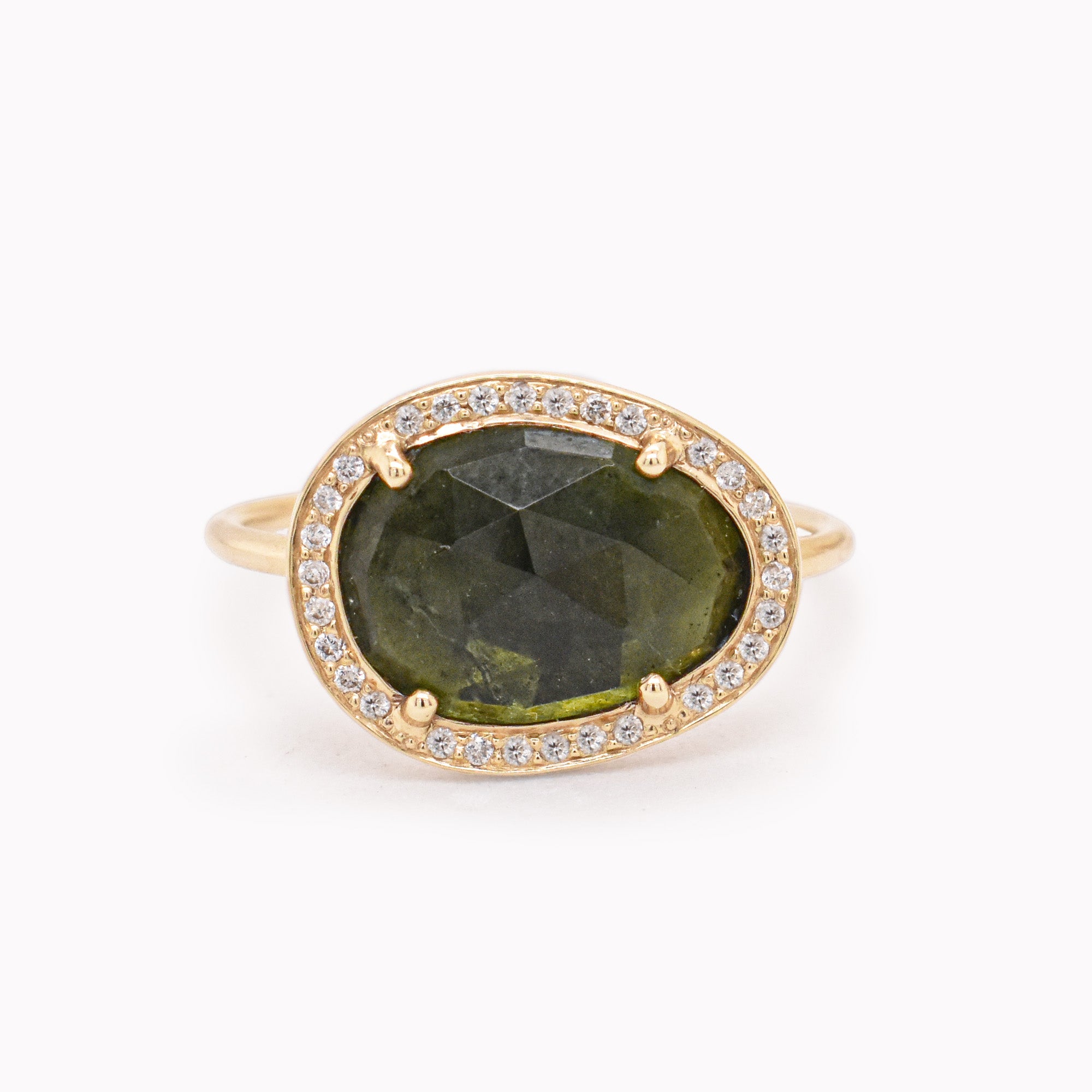 Stella Green Tourmaline Ring