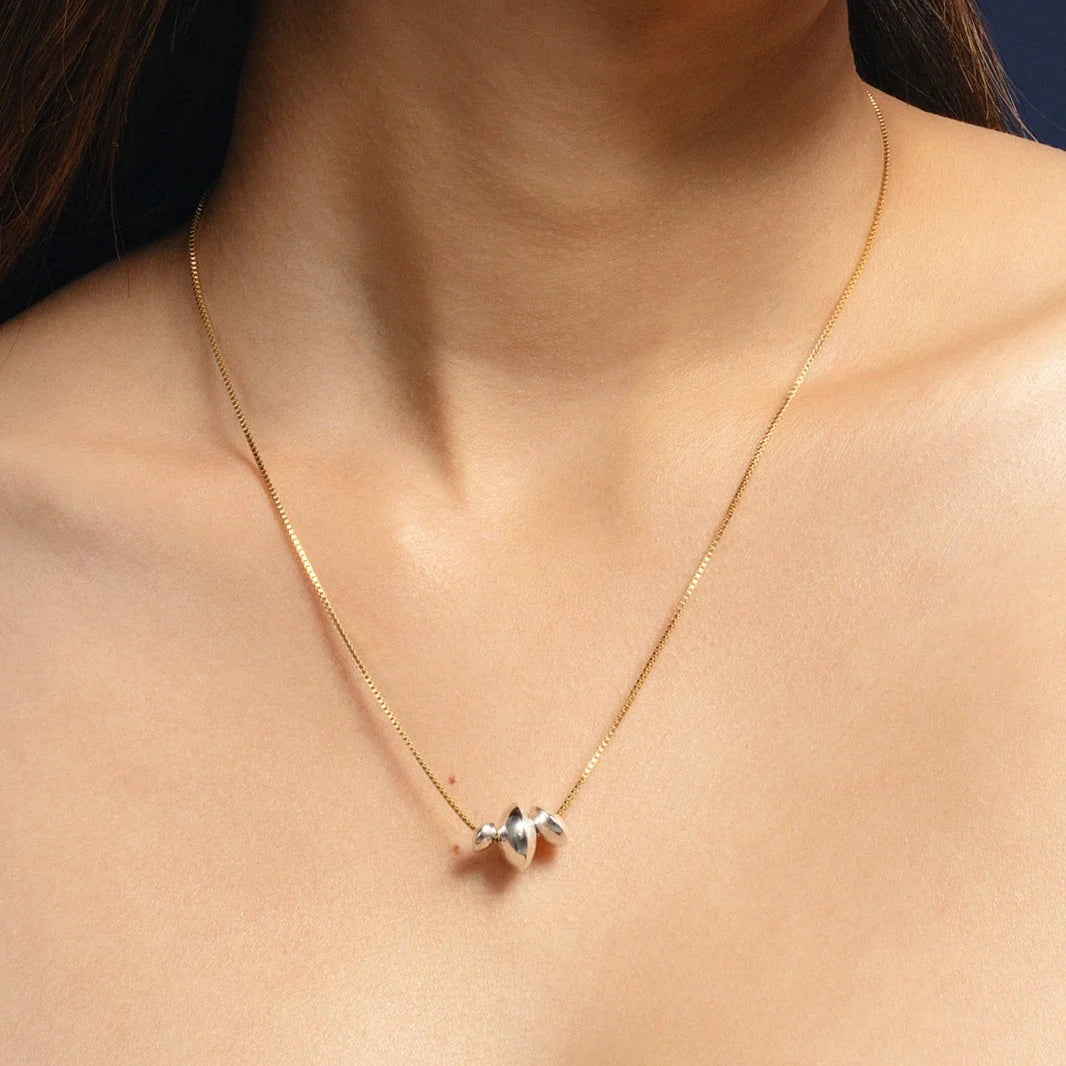 Vessel Two-Tone Necklace