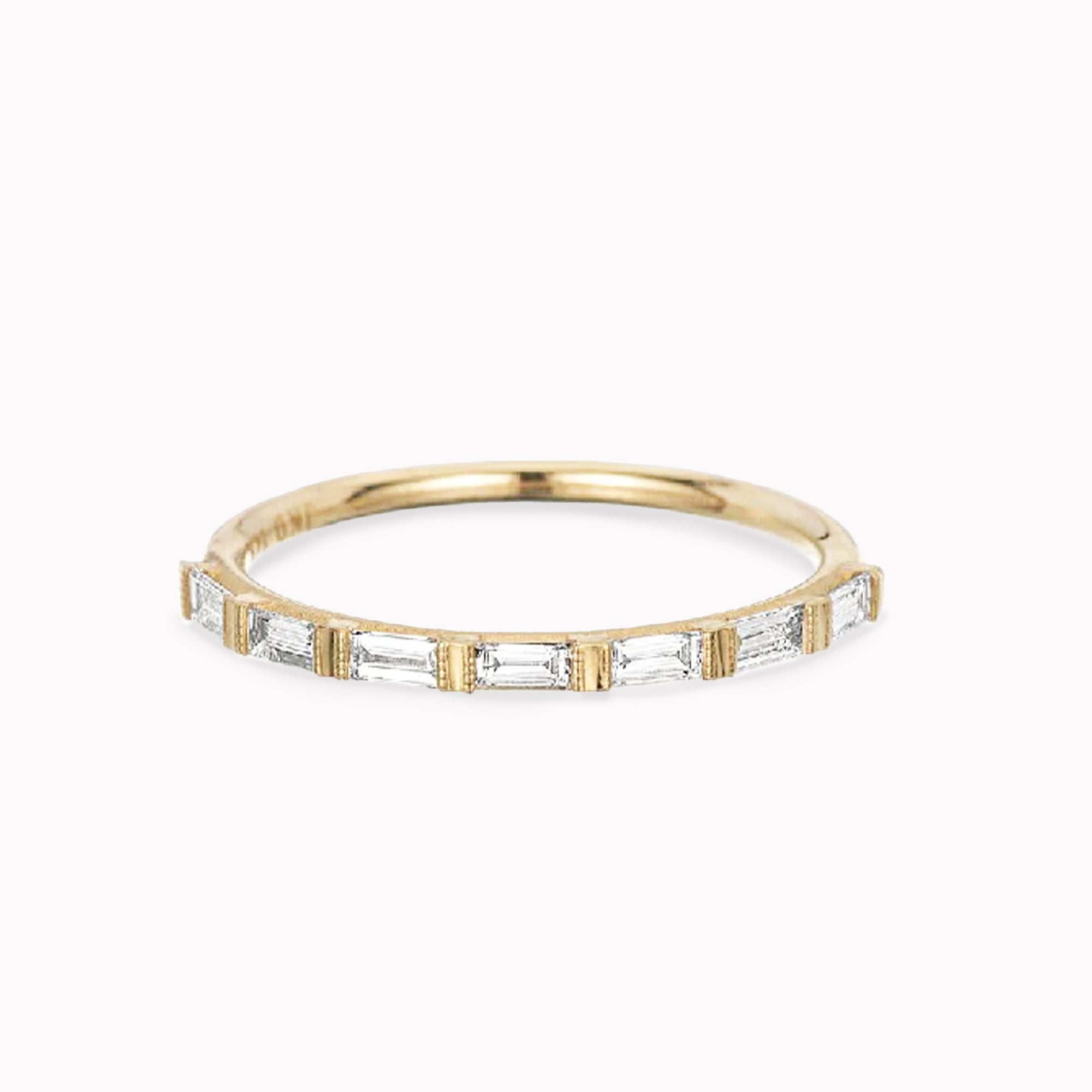 Half Eternity Baguette Diamond Ring