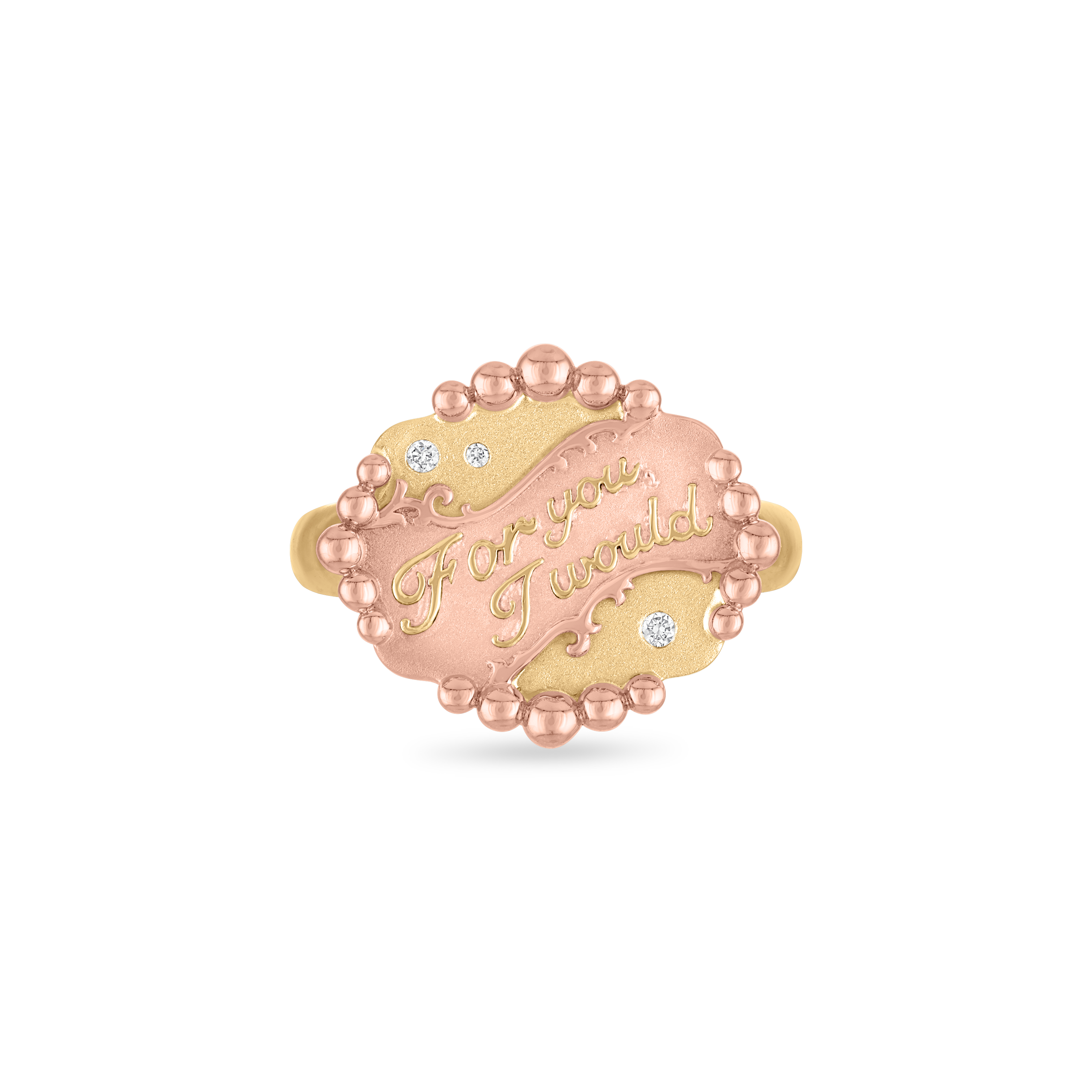 For You I Would Banner Ring