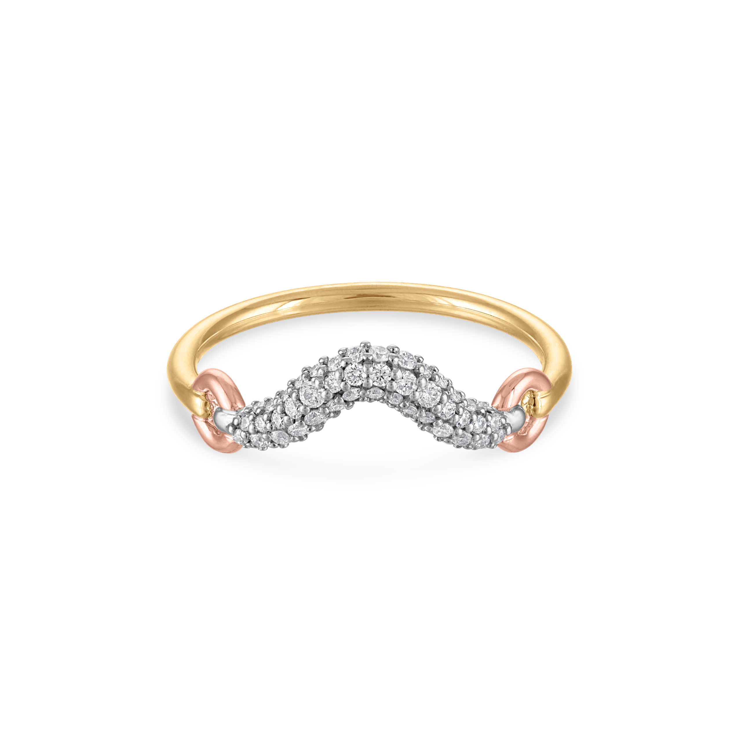 Pavé Horsebit Ring