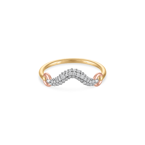 Pavé Horsebit Ring