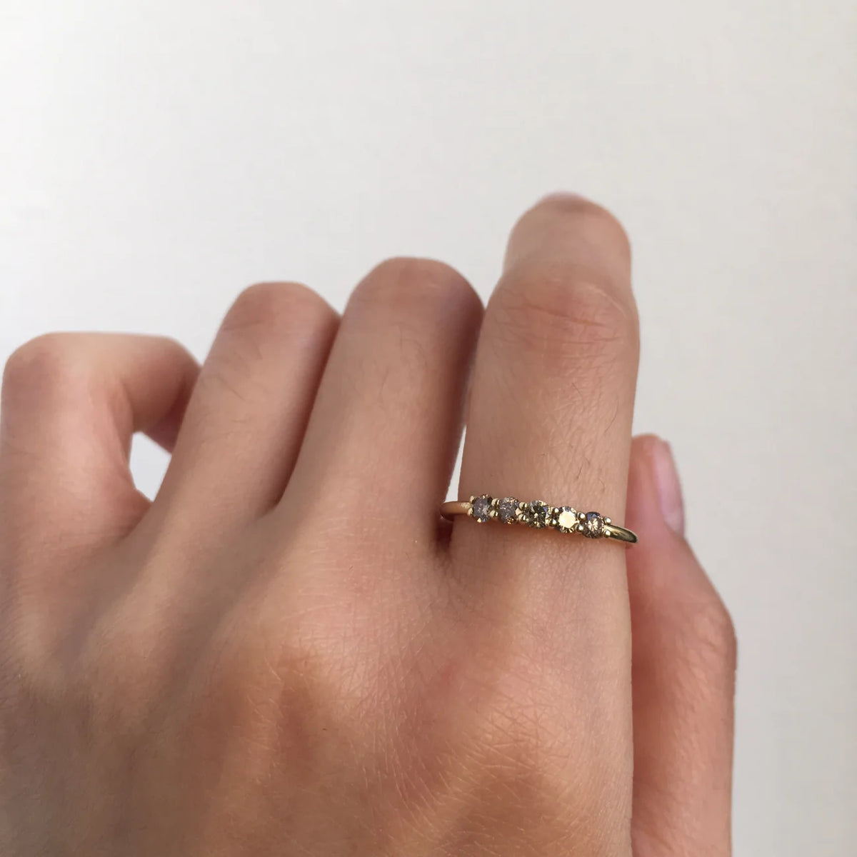 Champagne Diamond Ballina Ring