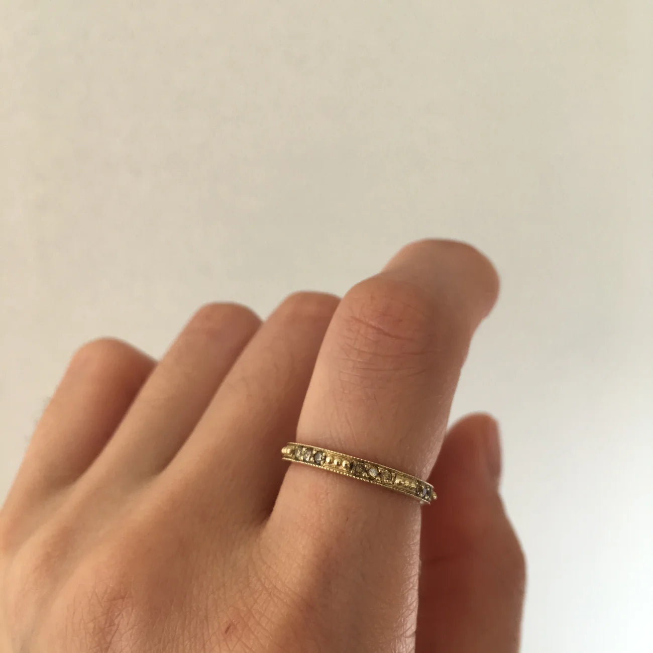 Champagne Diamond Beaded Banad