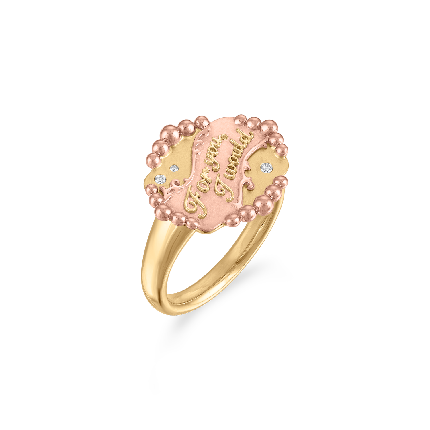 For You I Would Banner Ring