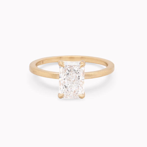 Imogen 1.50ct Elongated Radiant-Cut Diamond Solitaire Engagement Ring
