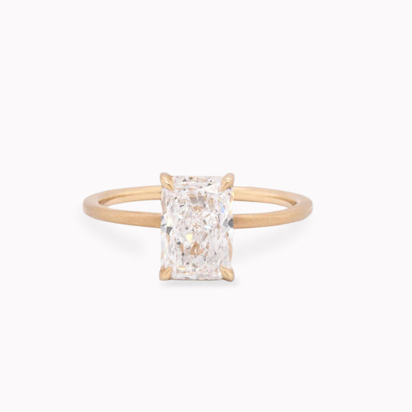 Imogen 1.87ct Elongated Radiant Cut Diamond Engagement Ring