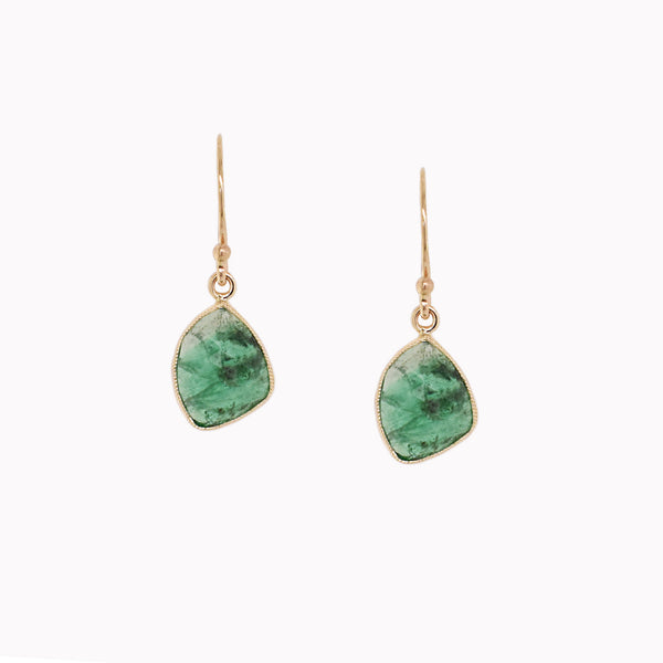 Juicy Emerald Dangle Earrings