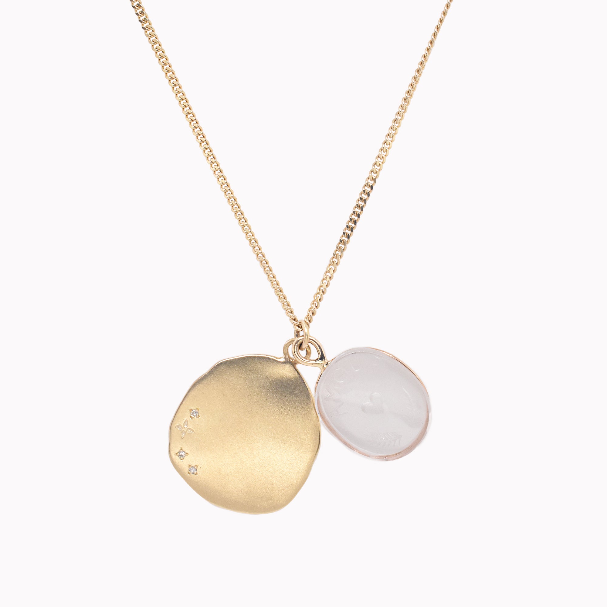 L'Amour Crystal Pendant Necklace