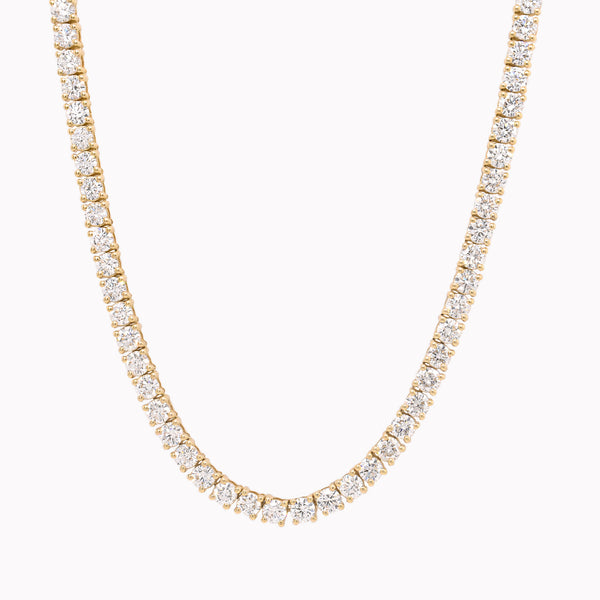 Lab-Grown Diamond Tennis Necklace 15ct