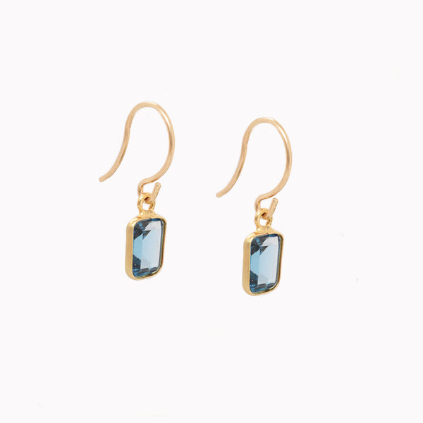 London Blue Topaz Drop Earrings