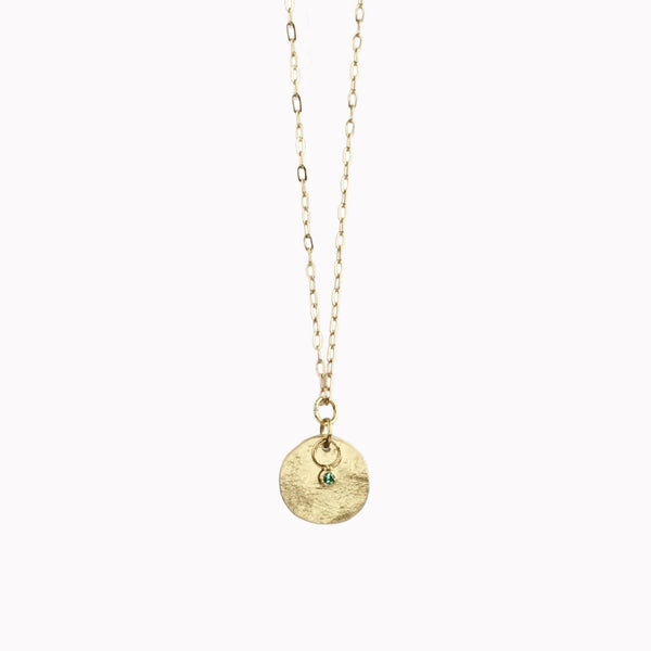 Mini Astrid Emerald Necklace