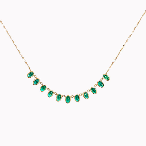 Multi Emerald Necklace