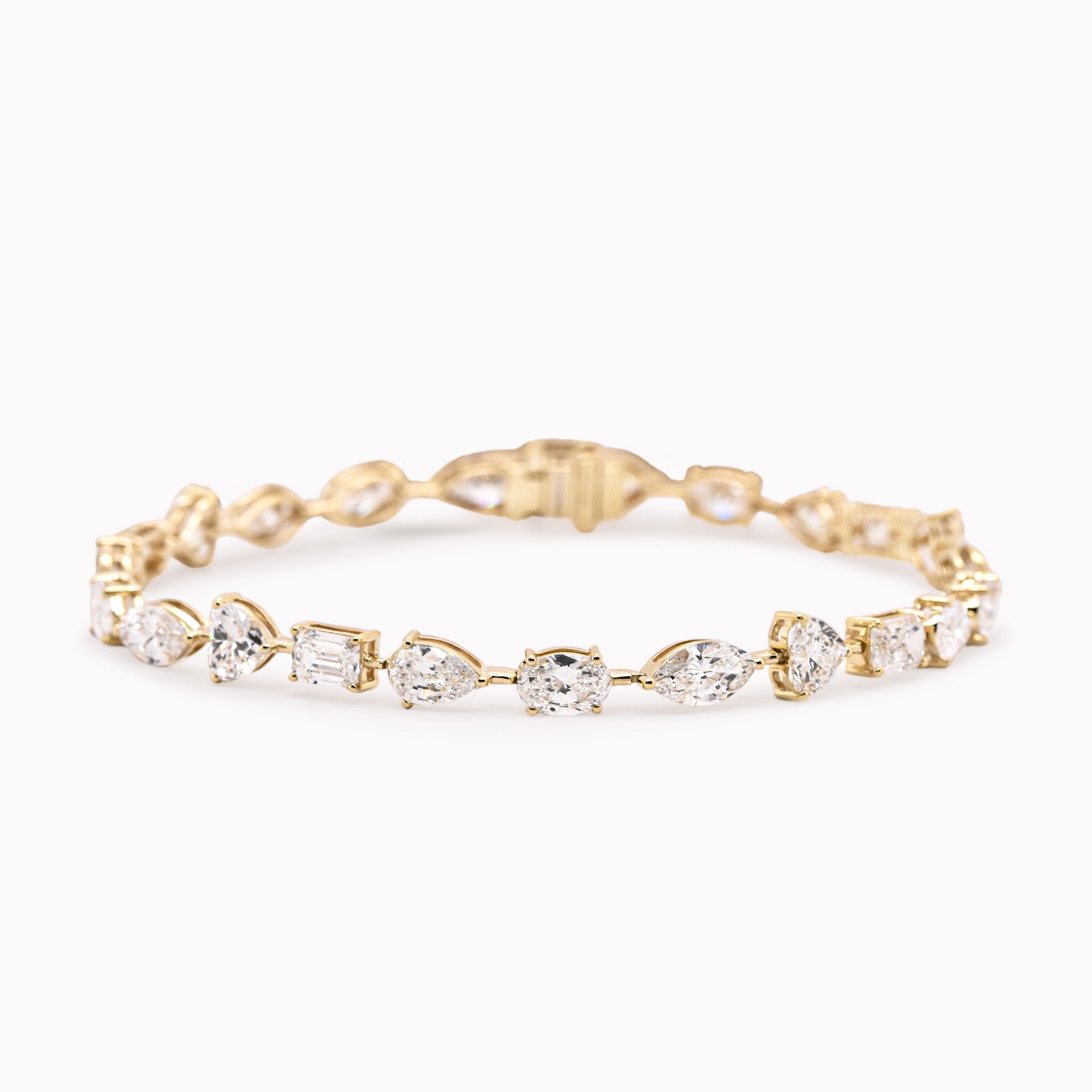 Multi-Shaped Diamond Tennis Bracelet 9.3ct